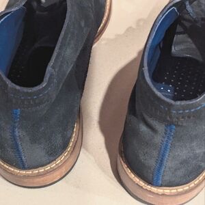 TED BAKER London TORSDI 3mens SUEDE ANKLE Blue chukka BOOTS US 8 UK 7 EUR 41